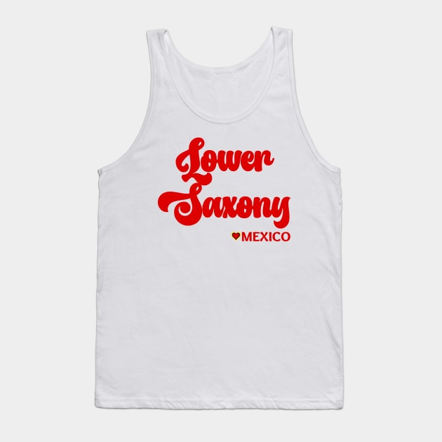 Lower Saxony: I love Germany  Deutschland Tank Top by teezeedy